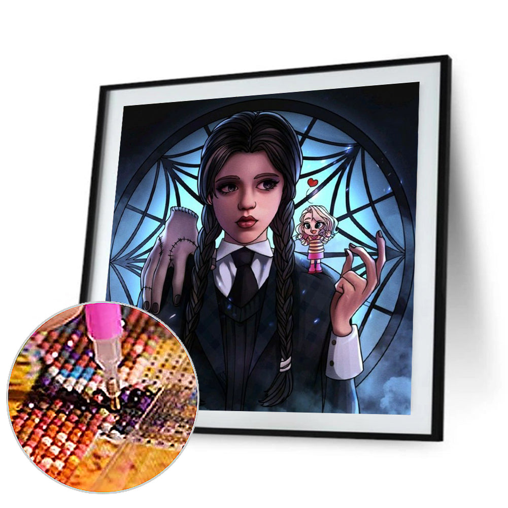 Wednesday Adams - Full Round Drill Diamond Painting 40*40CM