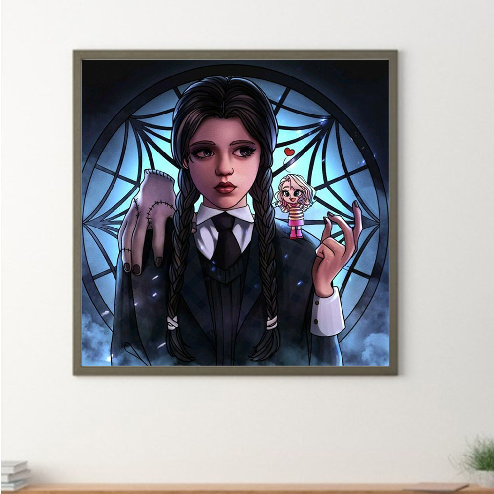 Wednesday Adams - Full Round Drill Diamond Painting 40*40CM