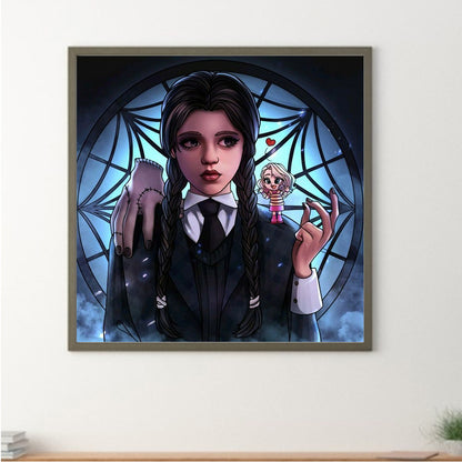 Wednesday Adams - Full Round Drill Diamond Painting 40*40CM