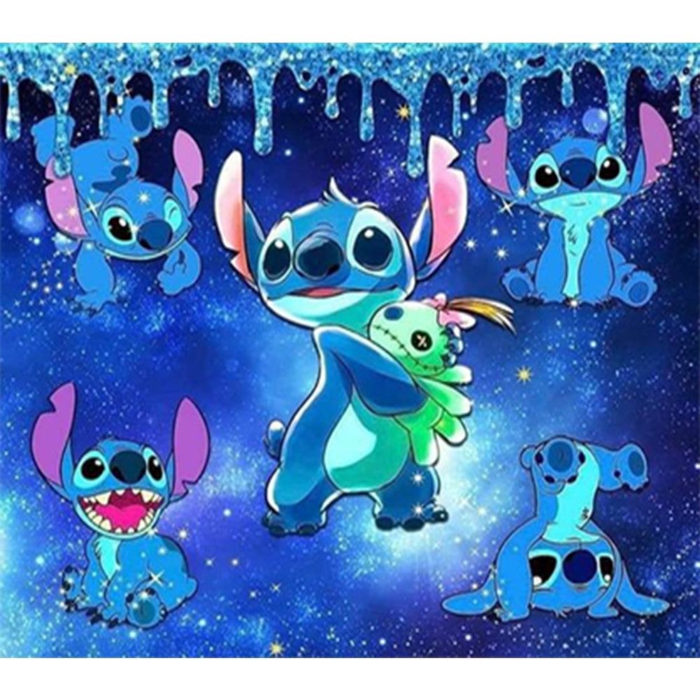 Stitch - Full Round Drill Diamond Painting 40*45CM