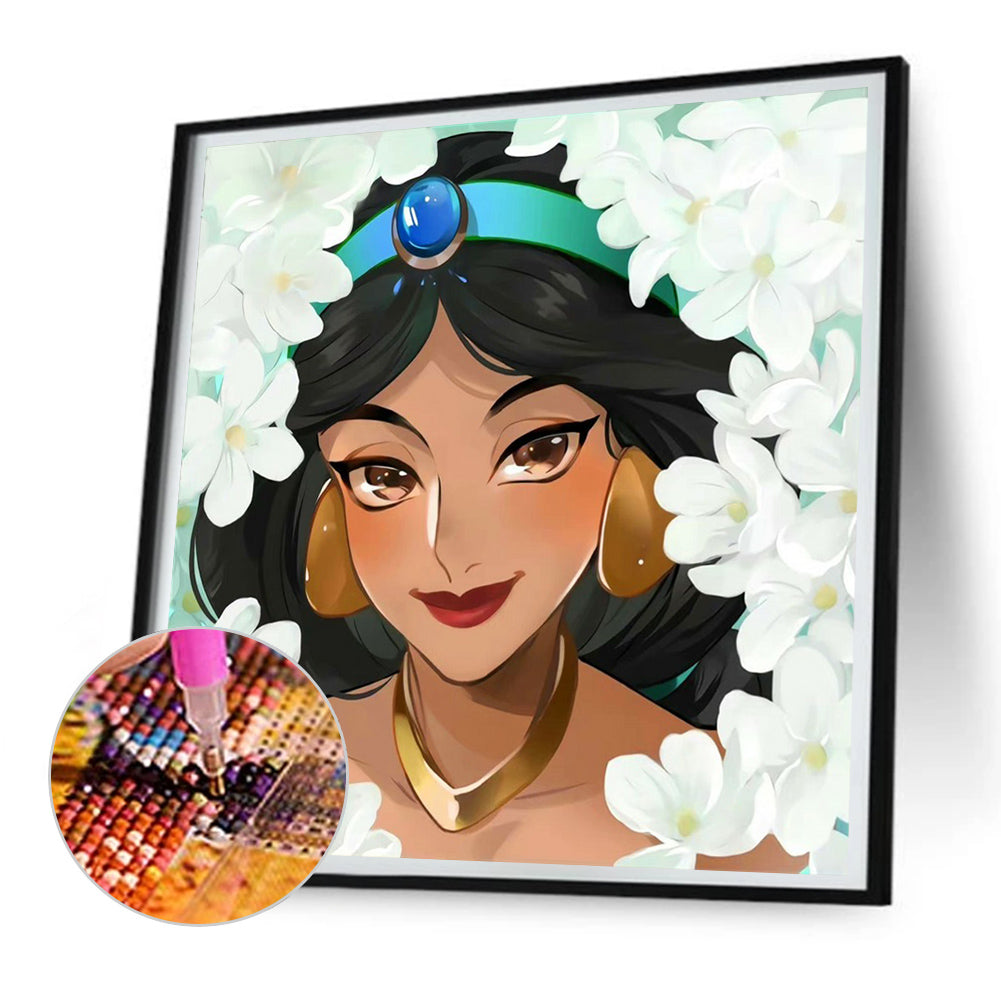 Laughing Jasmine - Full Round Drill Diamond Painting 30*30CM