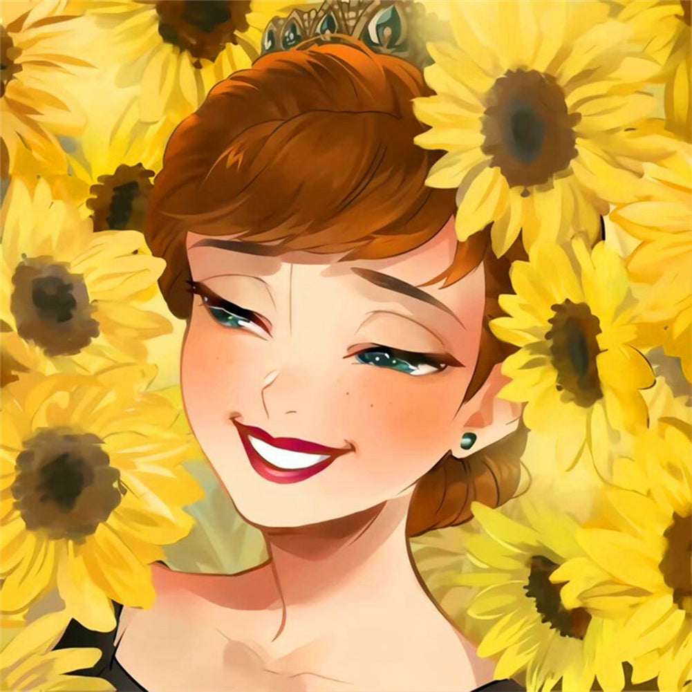 Laughing Anna - Full Round Drill Diamond Painting 30*30CM