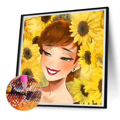 Laughing Anna - Full Round Drill Diamond Painting 30*30CM