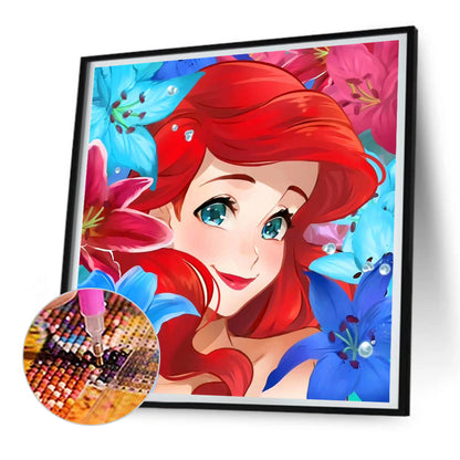 Laughing Ariel - Full Round Drill Diamond Painting 30*30CM