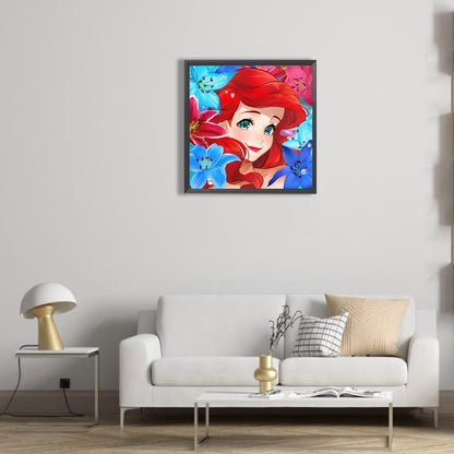 Laughing Ariel - Full Round Drill Diamond Painting 30*30CM