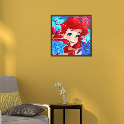 Laughing Ariel - Full Round Drill Diamond Painting 30*30CM
