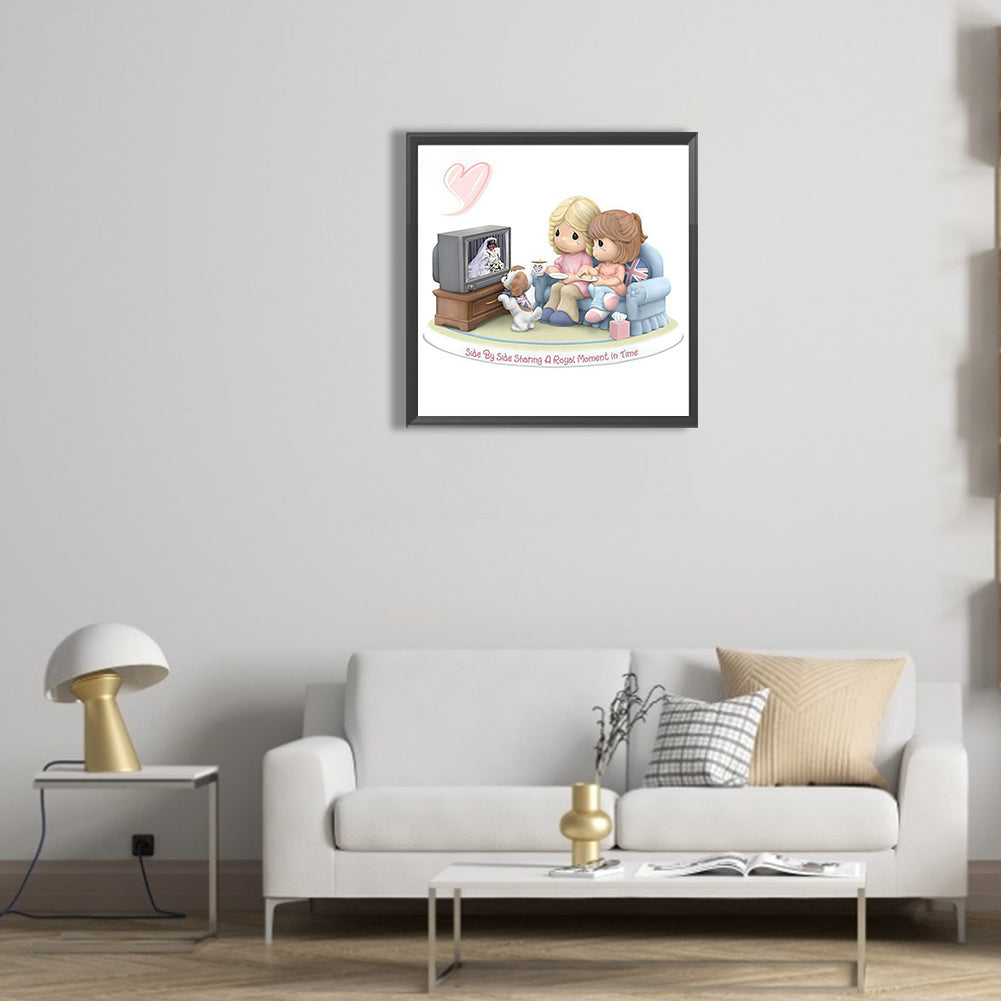 Watch Drama - Full Round Drill Diamond Painting 30*30CM