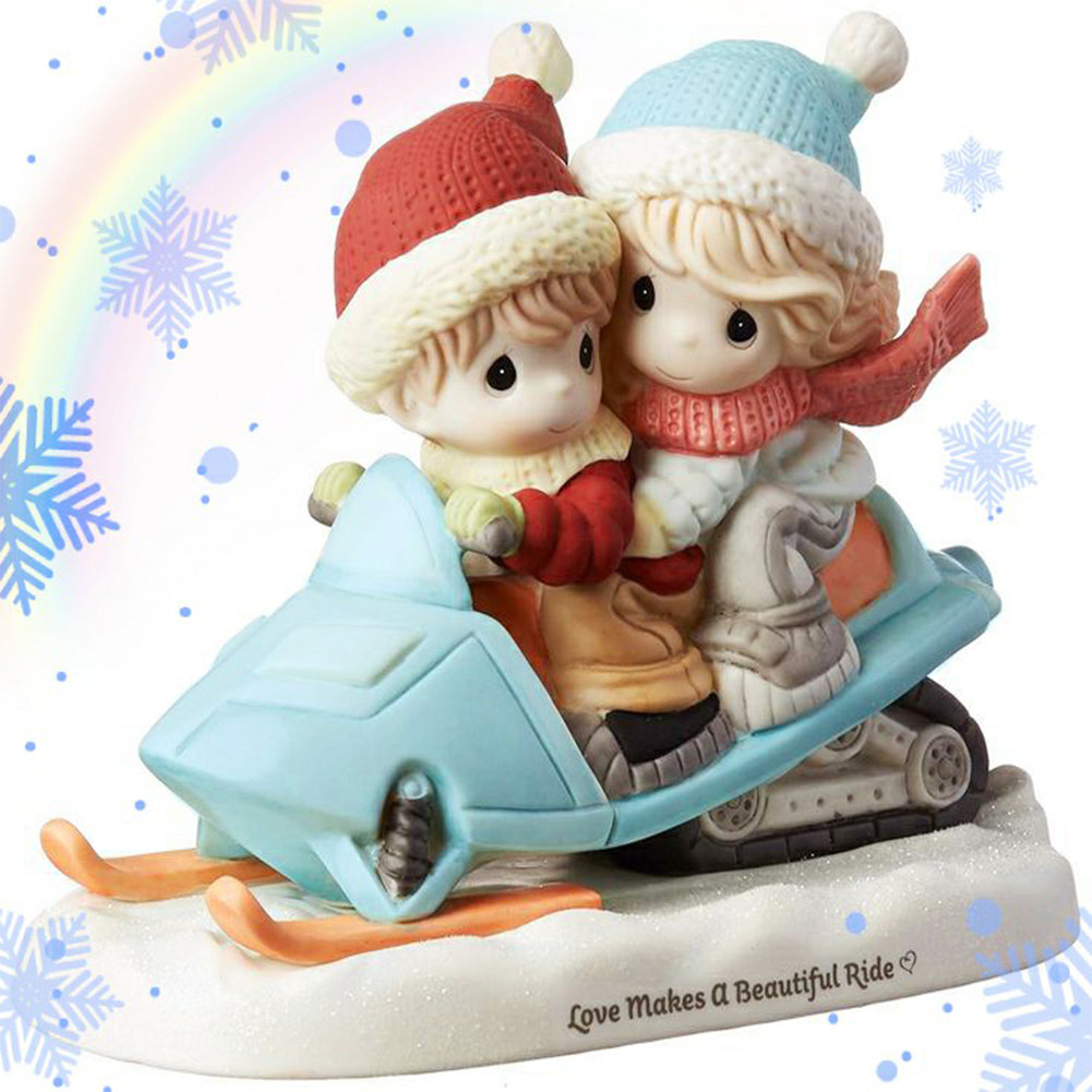 Ski - Full Round Drill Diamond Painting 30*30CM