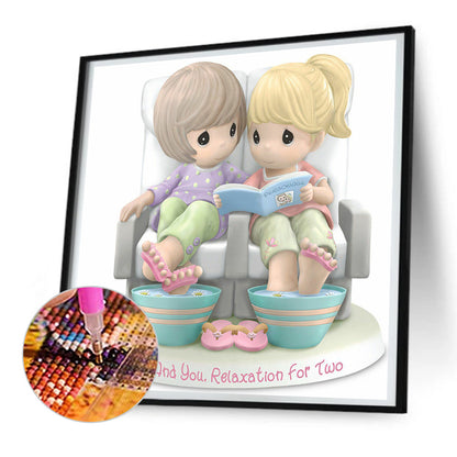 Casual - Full Round Drill Diamond Painting 30*30CM