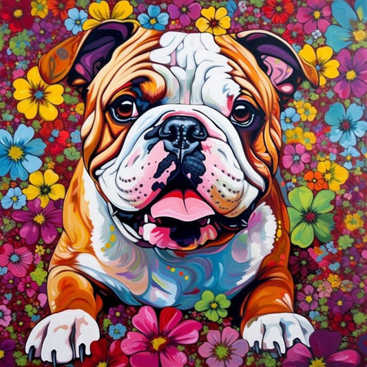Naughty Dog - Full Round Drill Diamond Painting 30*30CM