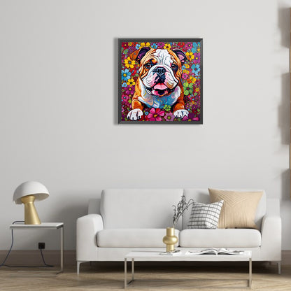 Naughty Dog - Full Round Drill Diamond Painting 30*30CM