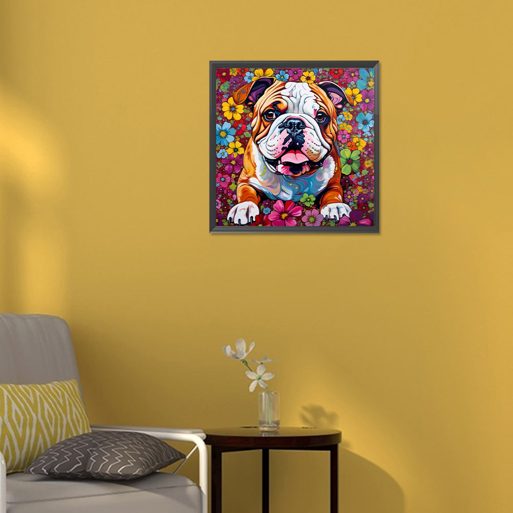 Naughty Dog - Full Round Drill Diamond Painting 30*30CM