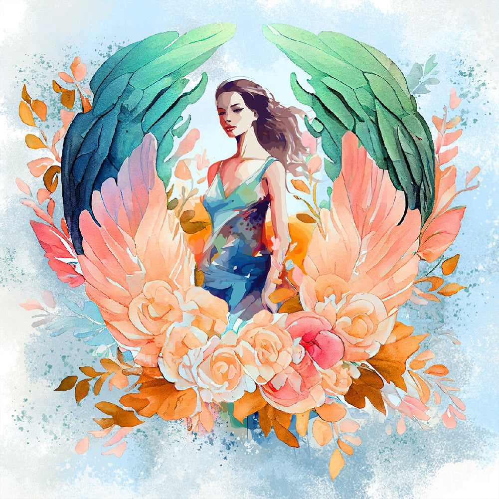 Wing - Full Round Drill Diamond Painting 30*30CM