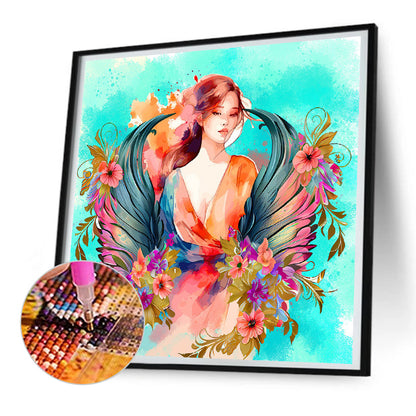 Wing - Full Round Drill Diamond Painting 30*30CM