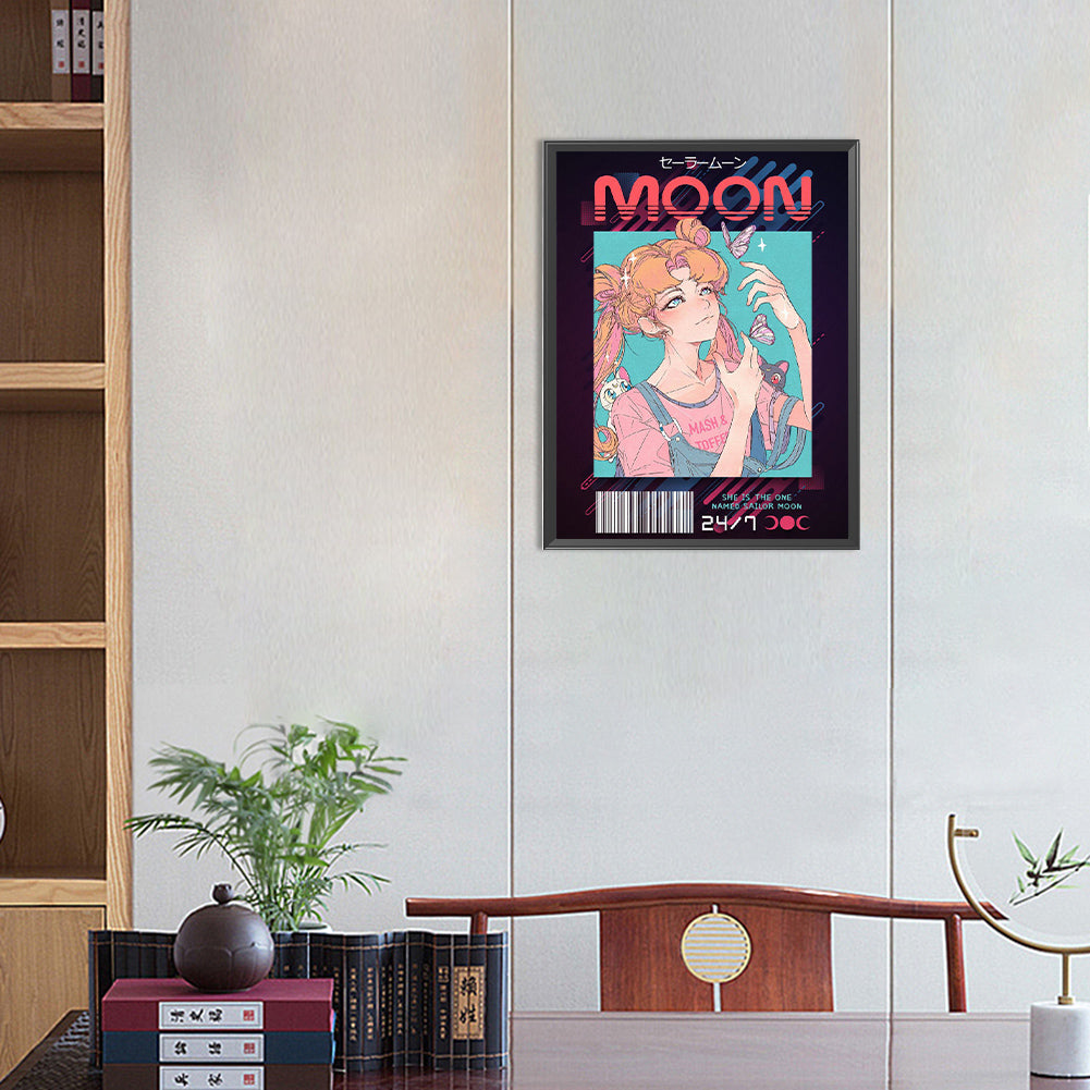 Sailor Moon - Full Round Drill Diamond Painting 30*40CM