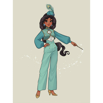 Princess Jasmine - Full Round Drill Diamond Painting 30*40CM