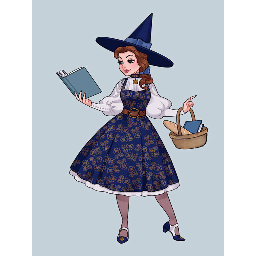 Princess Belle - Full Round Drill Diamond Painting 30*40CM