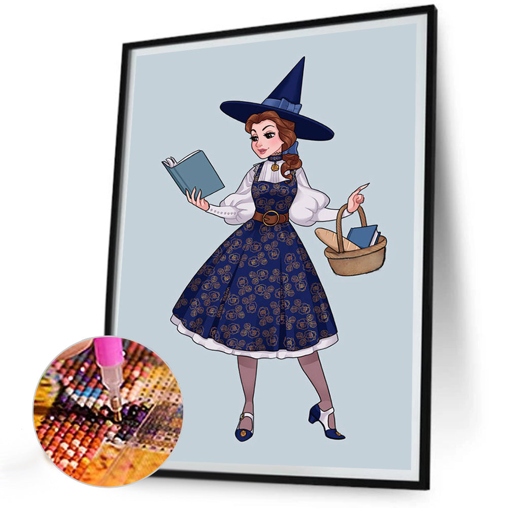 Princess Belle - Full Round Drill Diamond Painting 30*40CM