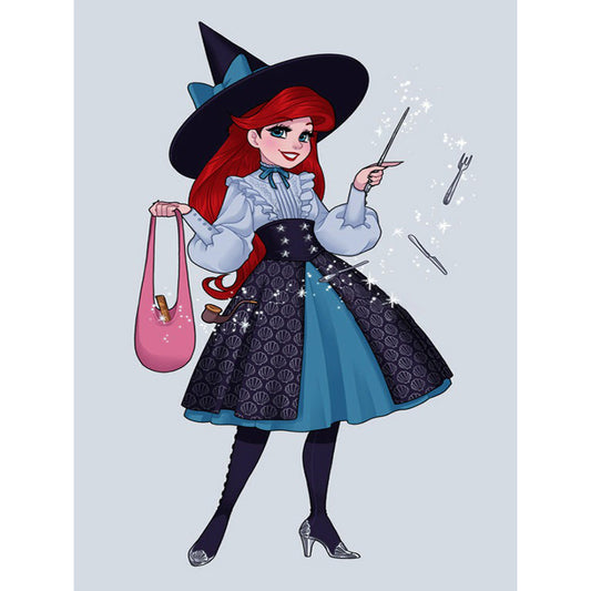 Princess Ariel - Full Round Drill Diamond Painting 30*40CM