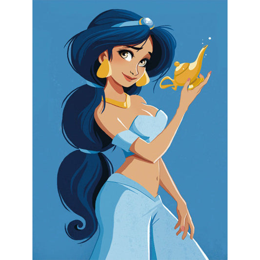 Princess Jasmine - Full Round Drill Diamond Painting 30*40CM