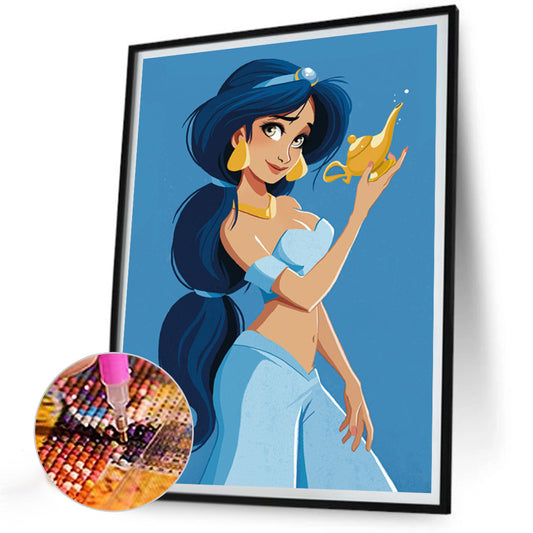 Princess Jasmine - Full Round Drill Diamond Painting 30*40CM