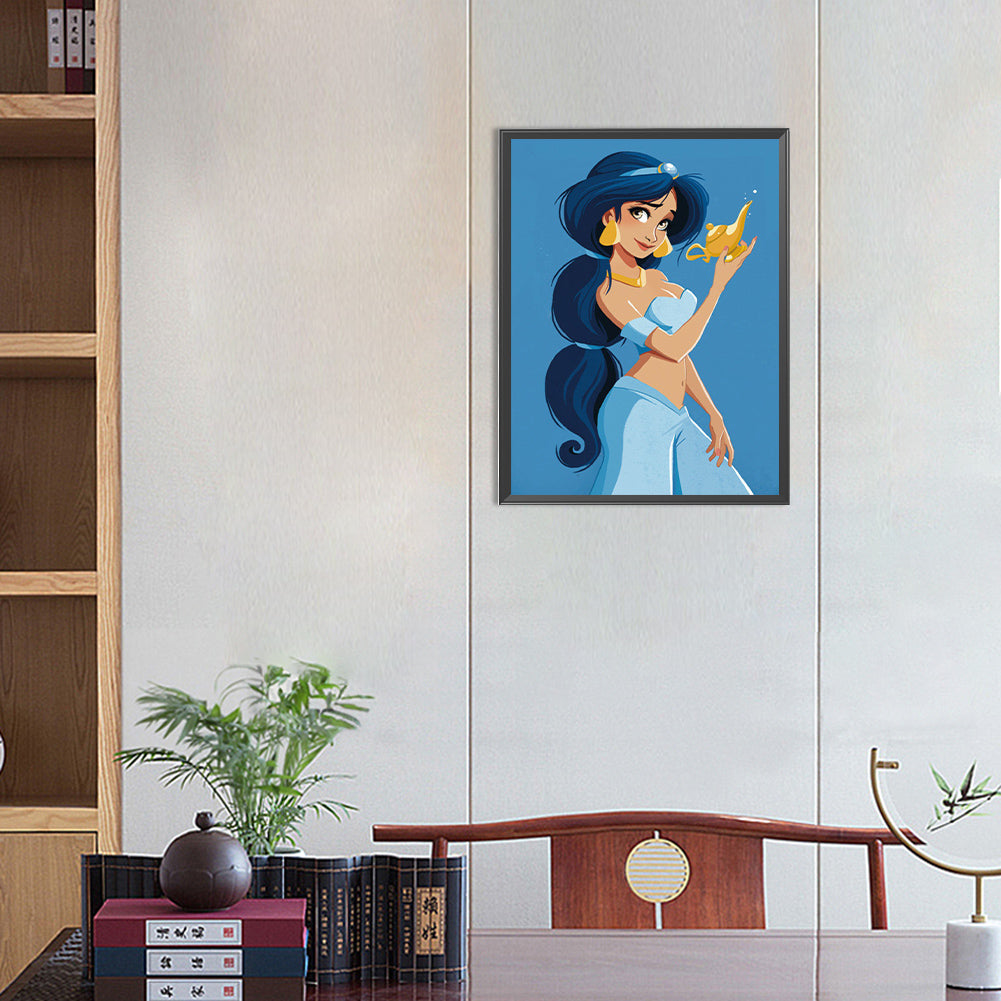 Princess Jasmine - Full Round Drill Diamond Painting 30*40CM