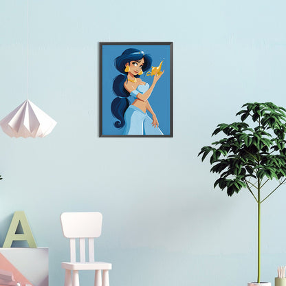 Princess Jasmine - Full Round Drill Diamond Painting 30*40CM
