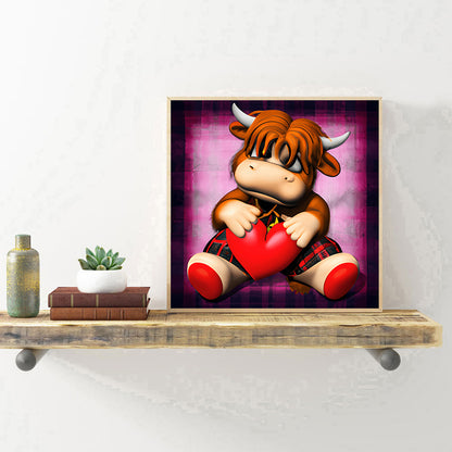 Highland Yak - Full Round Drill Diamond Painting 30*30CM