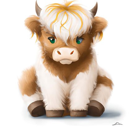 Highland Yak - Full Round Drill Diamond Painting 30*30CM