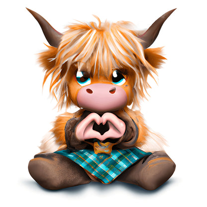 Highland Yak - Full Round Drill Diamond Painting 30*30CM