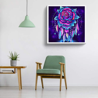 Dark Purple Dream Catcher - Full Square Drill Diamond Painting 40*40CM