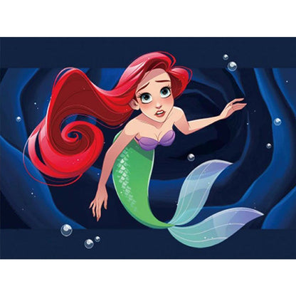 Mermaid - Full Round Drill Diamond Painting 40*30CM