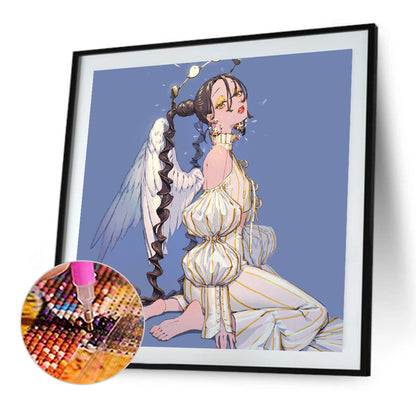 Wings Girl - Full Round Drill Diamond Painting 40*40CM