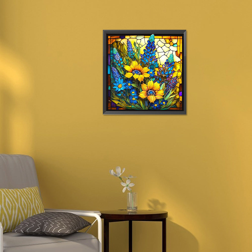 Sunflower - Full Round Drill Diamond Painting 30*30CM