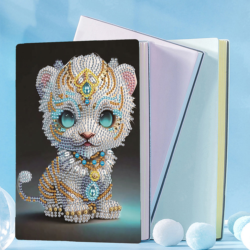 5D Diamond Mosaic Notebook 50 Pages DIY Art Craft A5 Journal Hand Chinese Zodiac