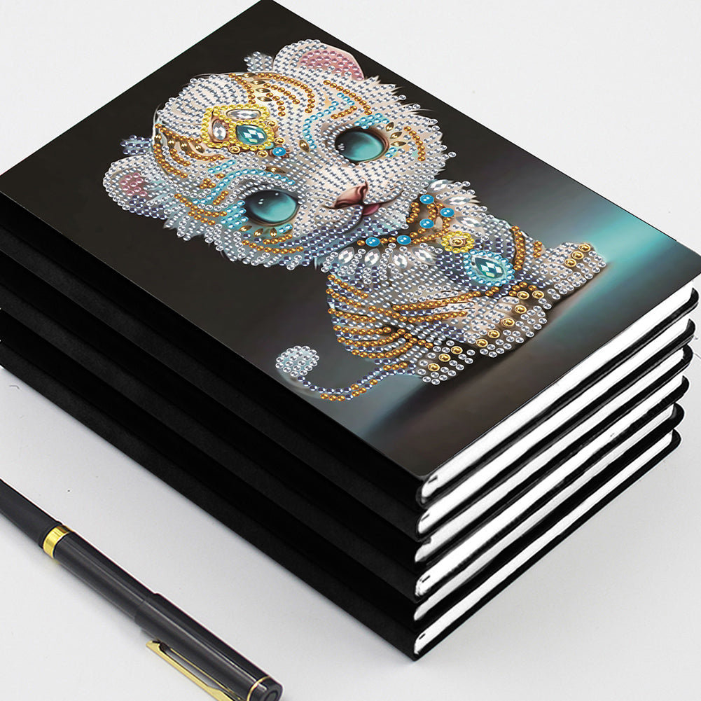 5D Diamond Mosaic Notebook 50 Pages DIY Art Craft A5 Journal Hand Chinese Zodiac