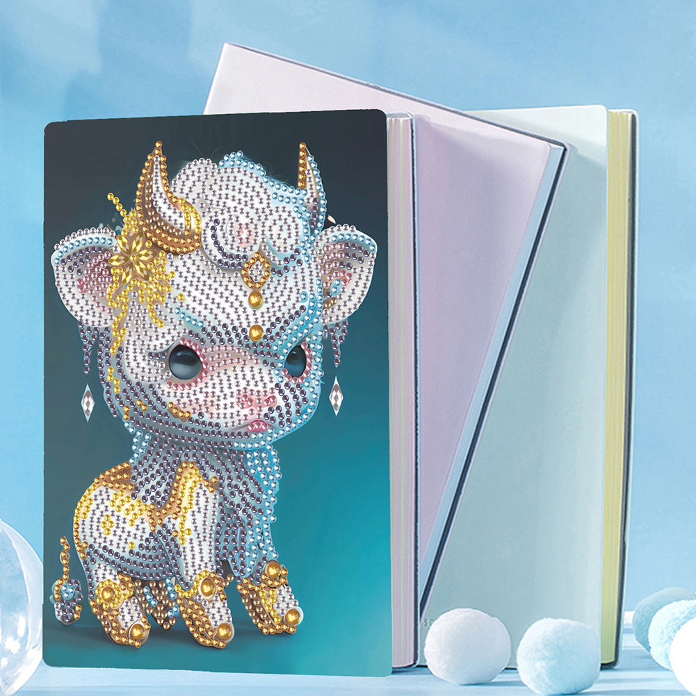 5D Diamond Mosaic Notebook 50 Pages DIY Art Craft A5 Journal Hand Chinese Zodiac