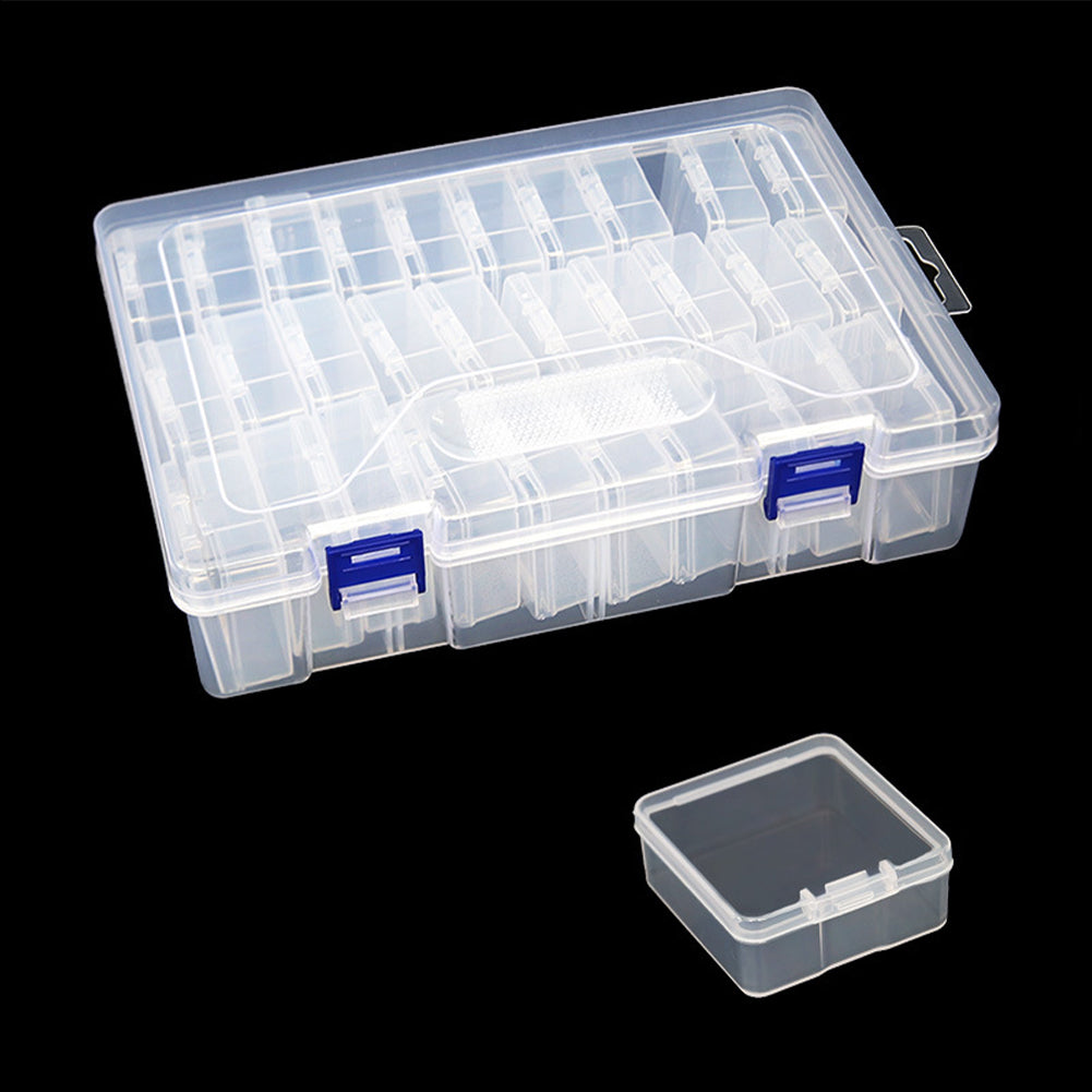 Clear Bead Storage Containers Small Parts Storage Diamond Painting Accessory Box