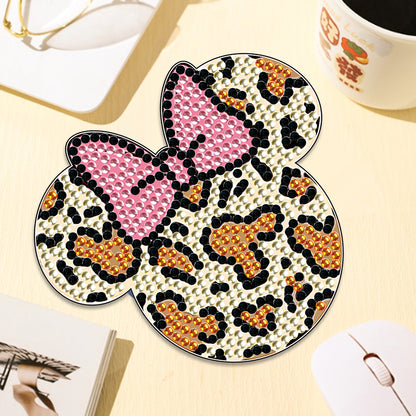 DIY Diamond Painting Coasters Kit Anti Slip Coasters Cartoon Mickey Cup Coasters