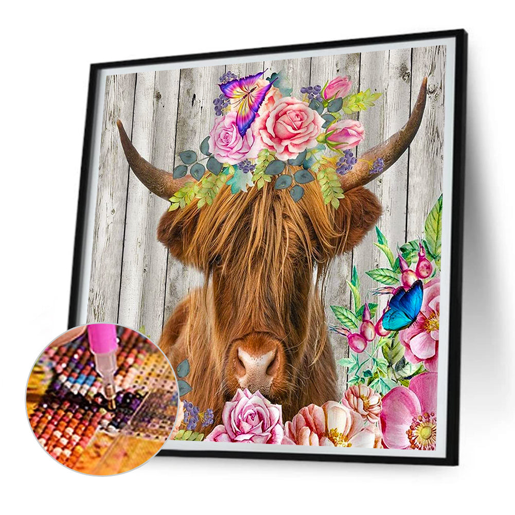 Yak - Full Round Drill Diamond Painting 30*30CM