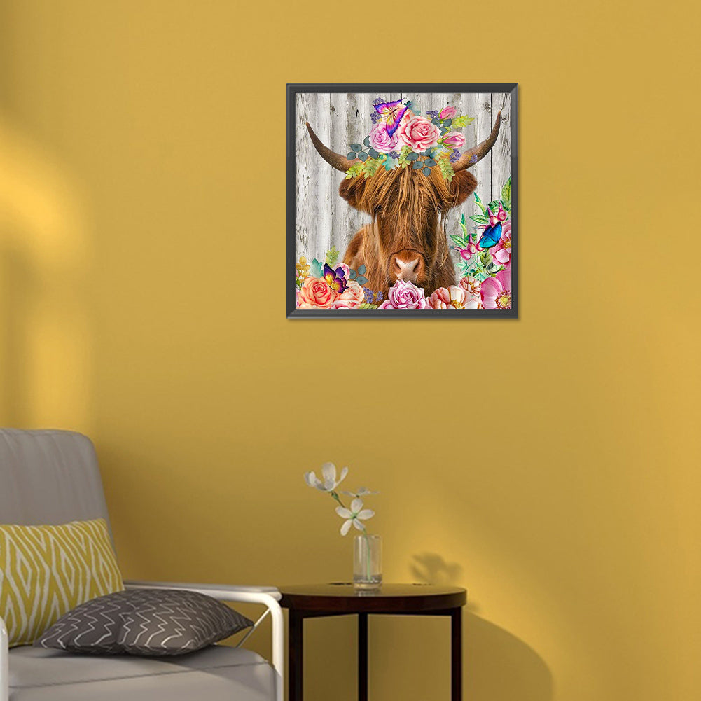 Yak - Full Round Drill Diamond Painting 30*30CM