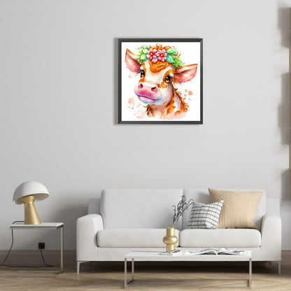 The Cow - Full Round Drill Diamond Painting 30*30CM