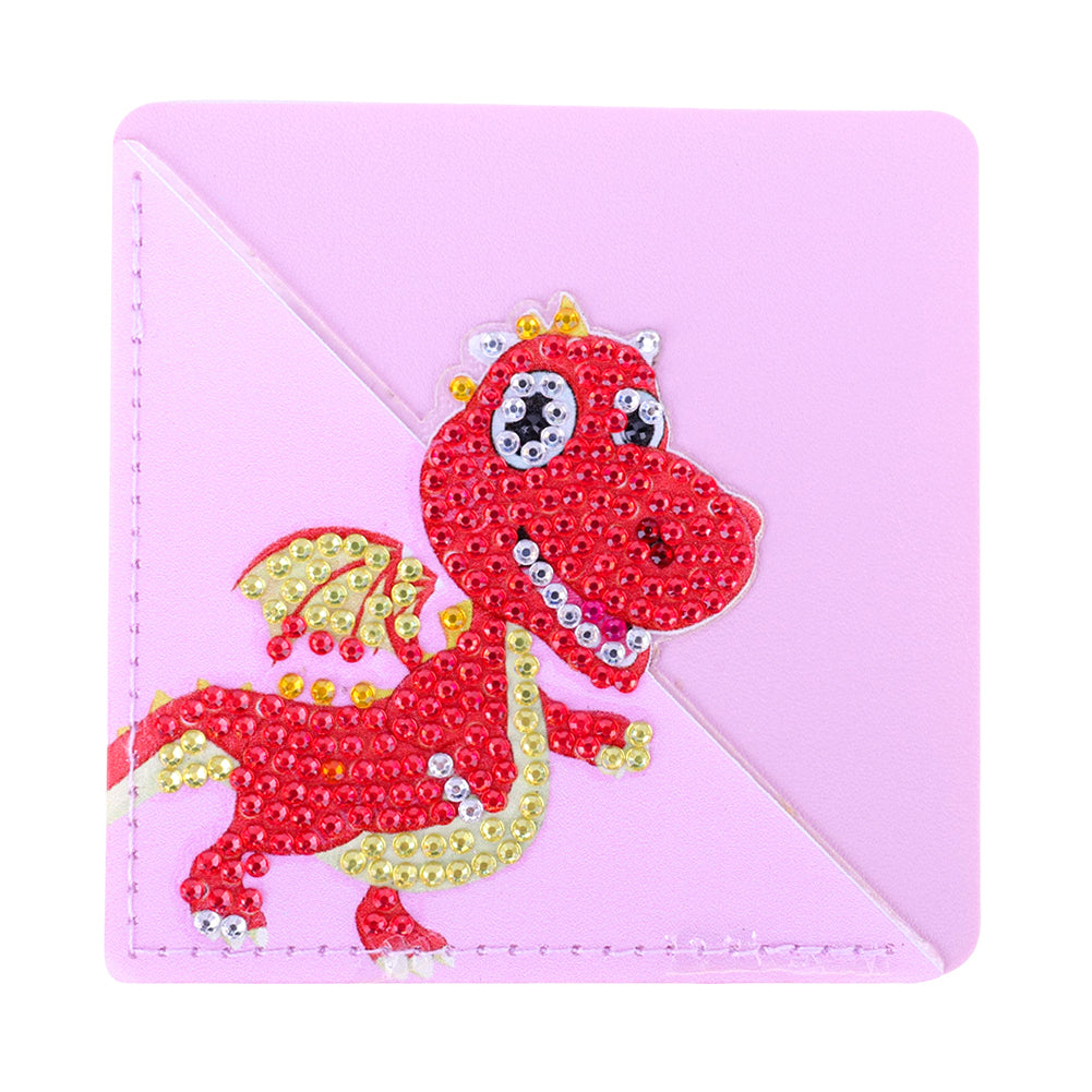 DIY Diamond Art Bookmarks Art Craft 5D Leather Triangle for Beginner Adults Kids