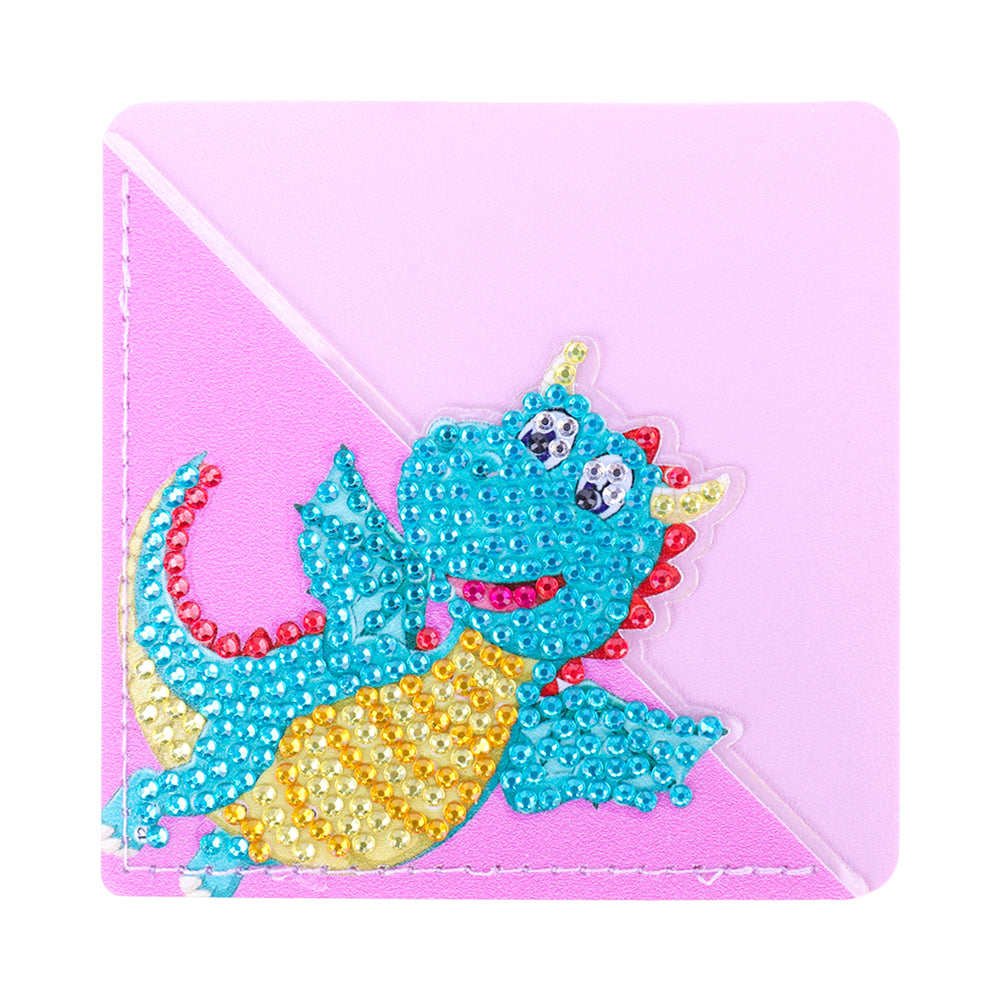 DIY Diamond Art Bookmarks Art Craft 5D Leather Triangle for Beginner Adults Kids