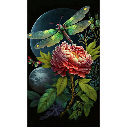 Moonlight Butterfly - Full Square Drill Diamond Painting 40*70CM