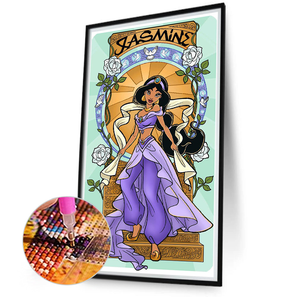Princess Jasmine - Full Round Drill Diamond Painting 40*70CM
