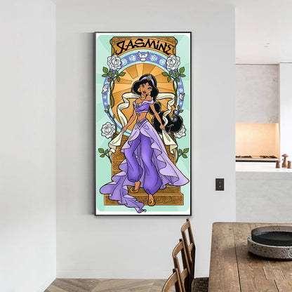 Princess Jasmine - Full Round Drill Diamond Painting 40*70CM