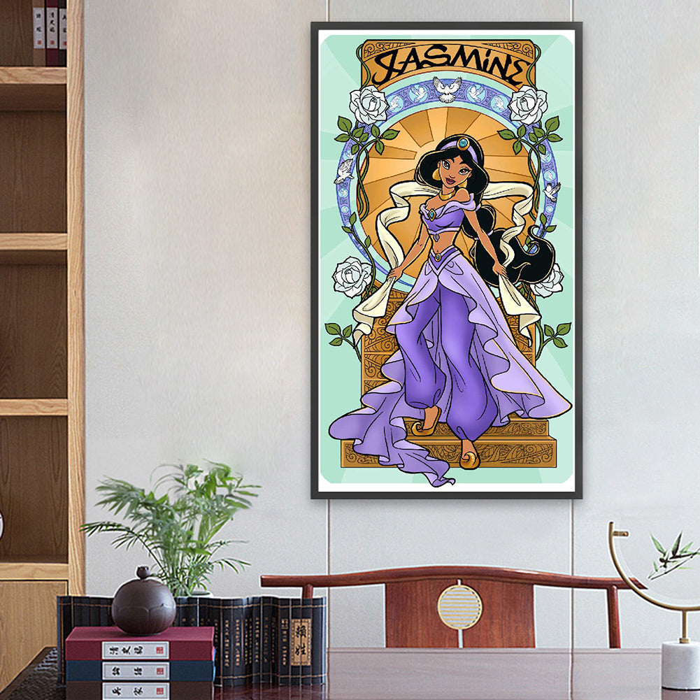 Princess Jasmine - Full Round Drill Diamond Painting 40*70CM