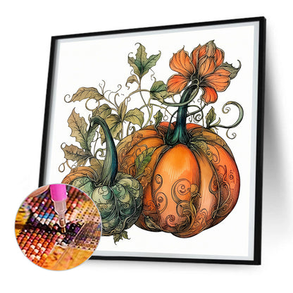 Autumn Squash - Full Round Drill Diamond Painting 30*30CM