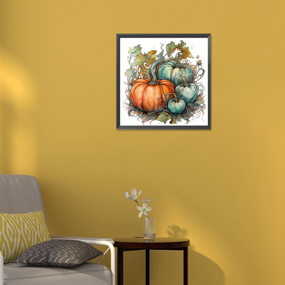 Autumn Squash - Full Round Drill Diamond Painting 30*30CM